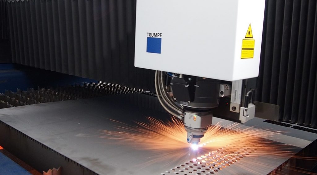 Lasertek automatización corte chapa laser